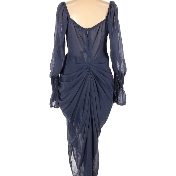 PrettyLittleThing Blue Corset Dress size 12 NWT - Picture 2 of 3